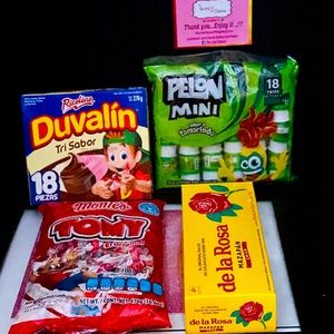 4 NEW BAGS OF MEXICAN CANDY “ plus 1 MORE !